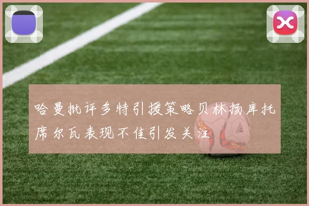 哈曼批评多特引援策略贝林扬库托席尔瓦表现不佳引发关注